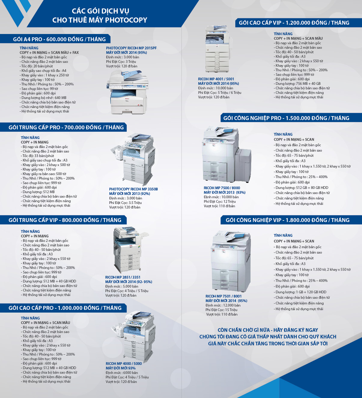 CHO THUÊ MÁY PHOTOCOPY TẠI CỤM CÔNG NGHIỆP ĐA PHƯỚC