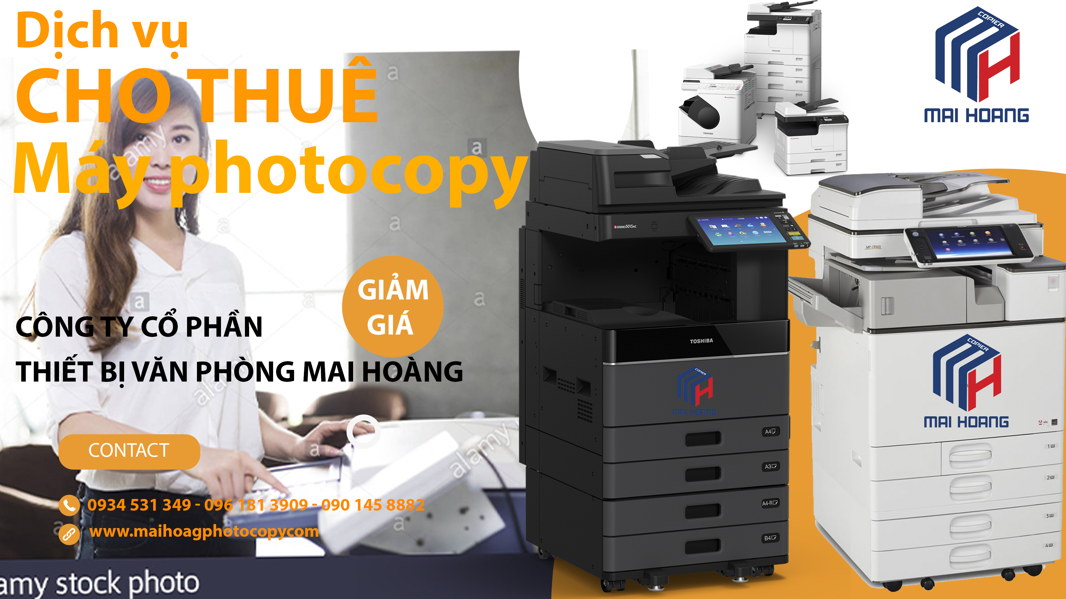 Cho Thuê Máy Photocopy Ricoh Aficio MP 5055SP