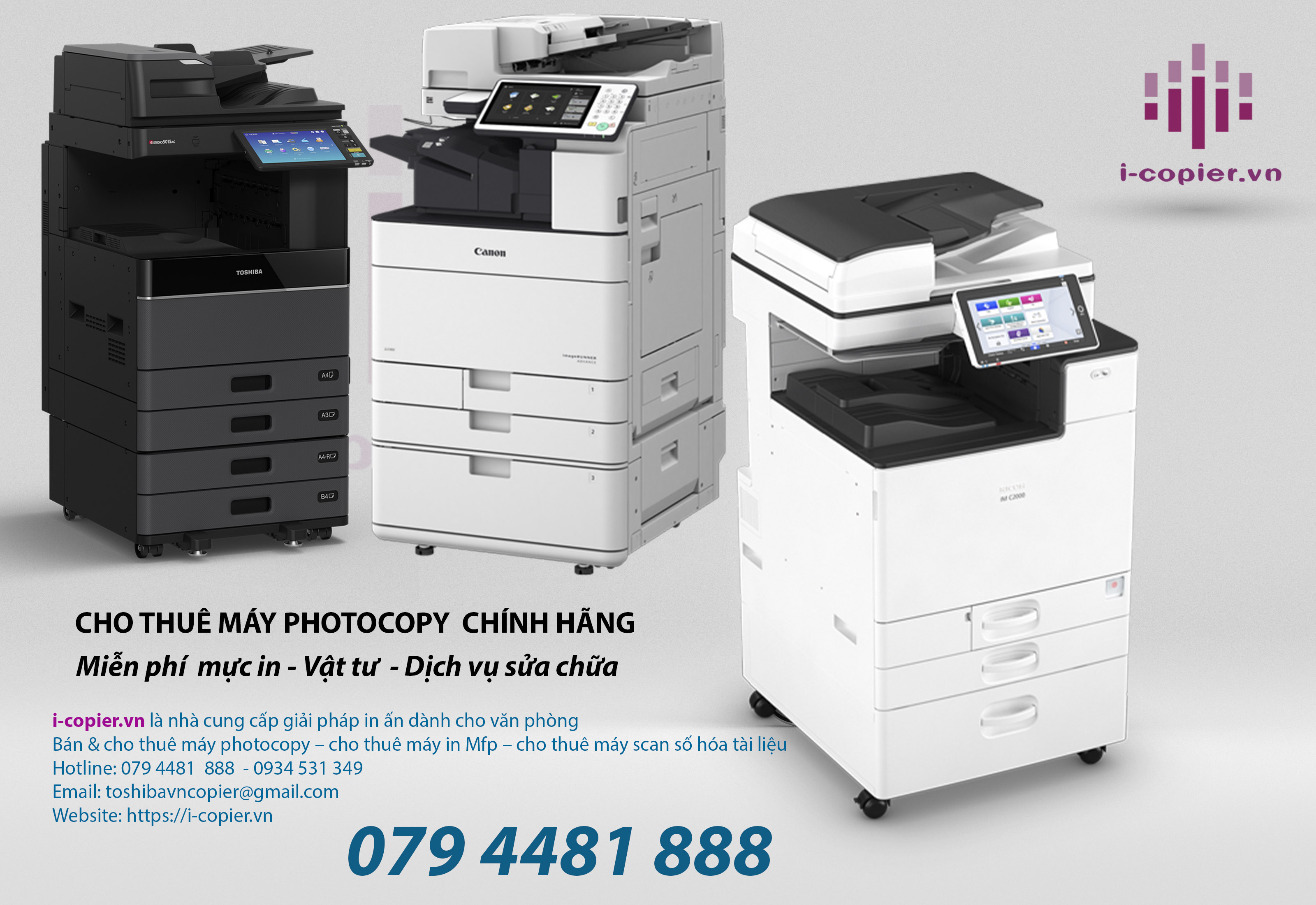 Bạn đang có ý định thuê máy in ? Bạn không biết nên chọn loại máy nào cho phù hợp với công việc của mình? Bạn không biết địa chỉ nào cho thuê máu in uy tín để đảm bảo chất lượng tốt? Nên thuê giá bao nhiêu là phù hợp với mặt bằng chung hiện nay? Đừng bỏ lỡ những thông tin dưới đây của MAI HOÀNG để có được sự lựa chọn đúng đắn cho doanh nghiệp mình nhé.