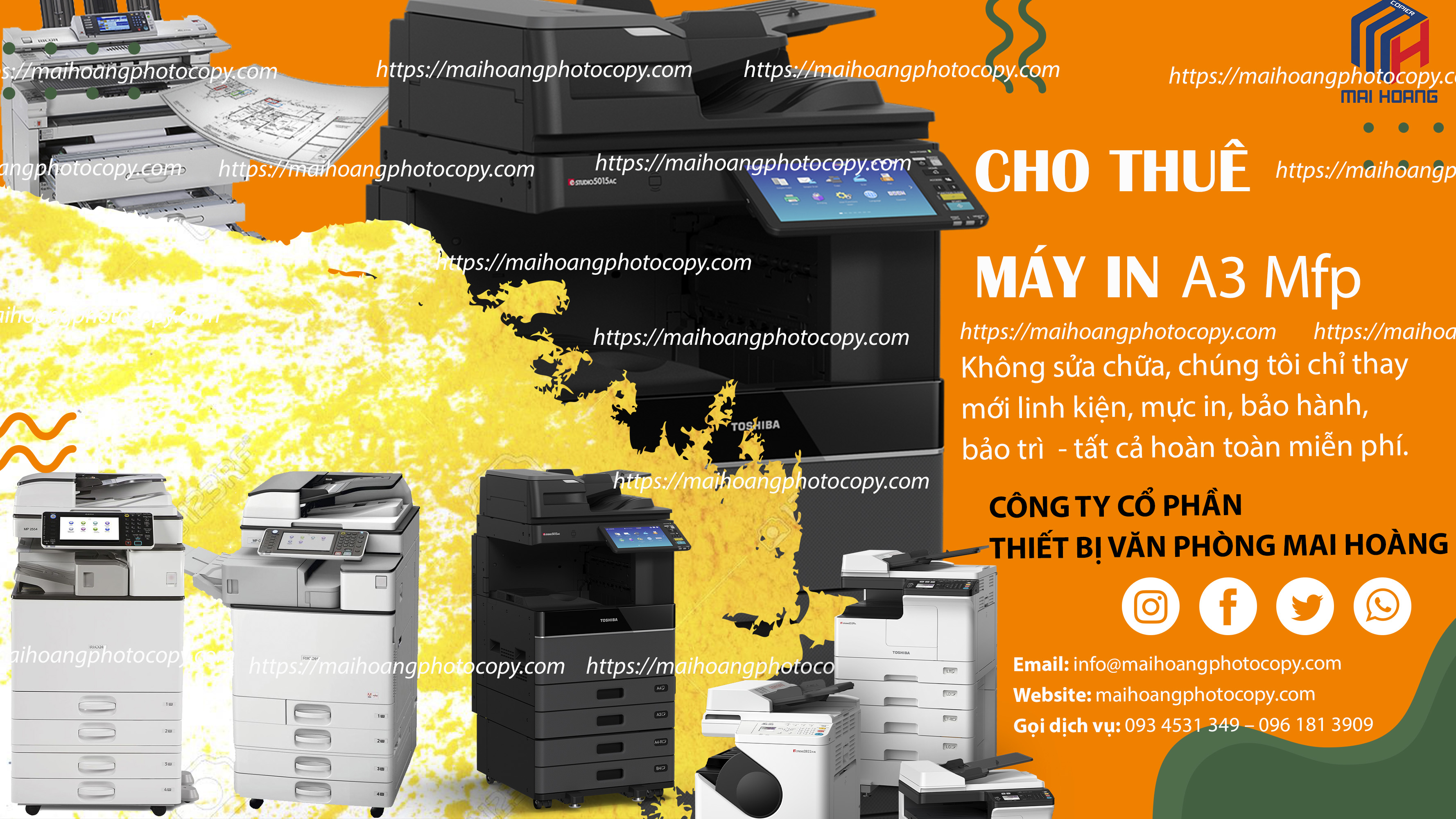 Dịch vụ cho thuê máy photocopy Toshiba E-Studio 6508A