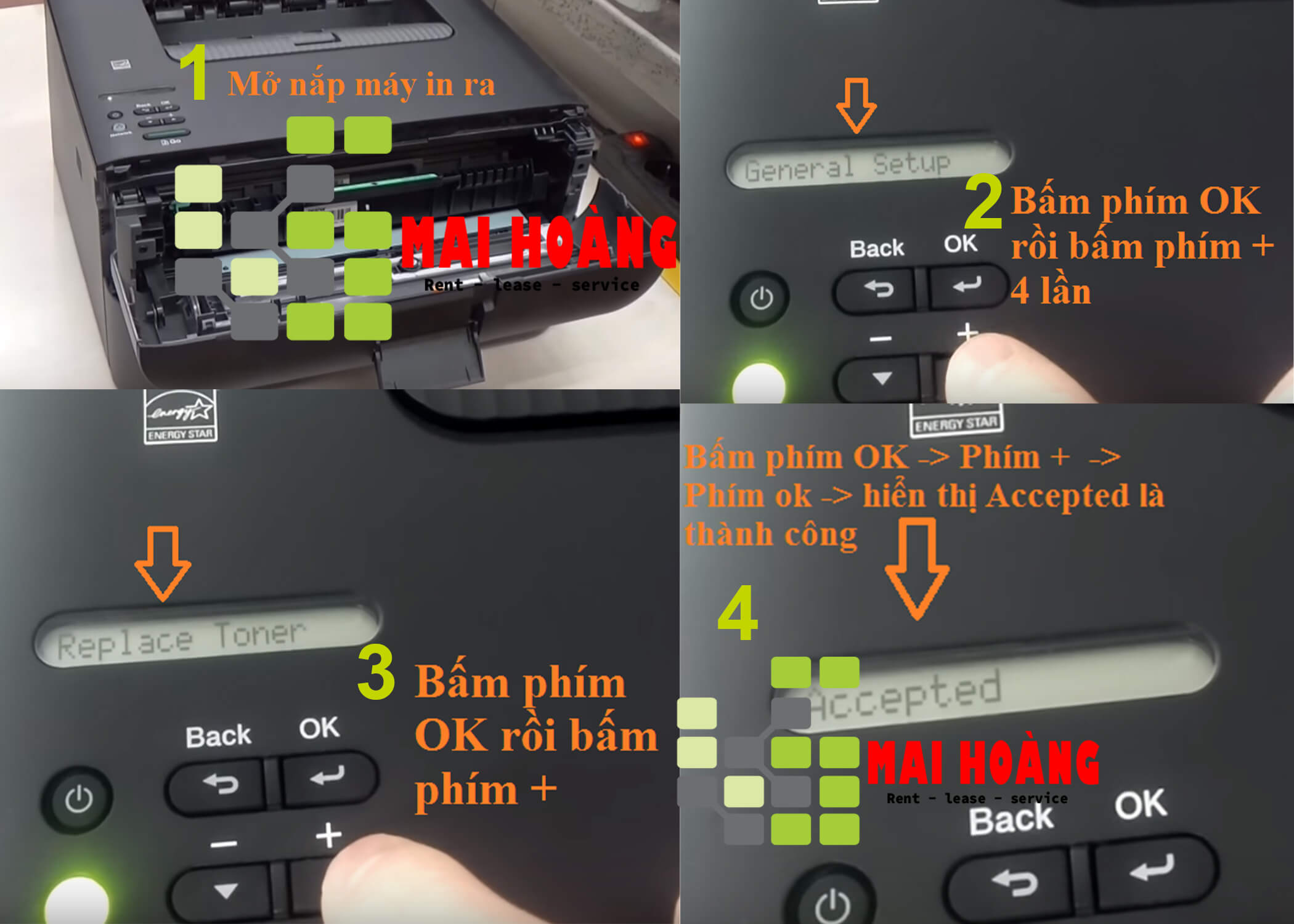 Hướng Dẫn Cách Reset  mực Máy In Brother L2361DN, L2366DW