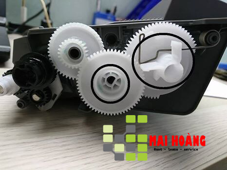 Hướng dẫn cách Reset hộp mực TN-3448 như sau