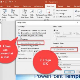 Thiết lập Slide chạy tự động trong Microsoft PowerPoint