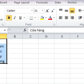 HƯỚNG DẪN CÁCH CHỈNH ĐỘ RỘNG CỘT VÀ CHIỀU CAO CỦA DÒNG TRONG EXCEL