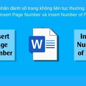 Hướng dẫn Cách đánh số trang trong word 2016