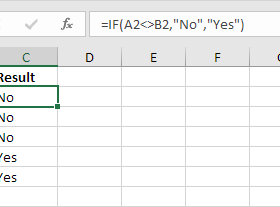 Hàm so sánh trong Excel