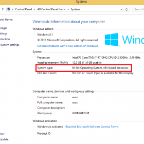 Hướng dẫn kiểm tra máy tính đang sử dụng Win 32 hay 64 bit