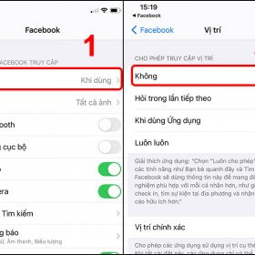 Làm cách nào để bật hoặc tắt Dịch vụ vị trí cho Facebook ?