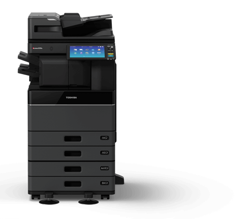 Chuyên cung cấp các dòng Máy photocopy màu Toshiba e-Studio 5005AC Thiết kế kiểu dáng sang trọng với màu đen bóng, kích thước gọn gàng phù hợp cho tiết kiệm không gian phòng, chiều cao tiêu chuẩn dễ dàng thao tác với máy