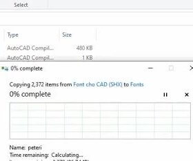 Tải Full Font Autocad 2022 - 2023 – Khắc phục lỗi font chữ trong AutoCAD 100% thành công