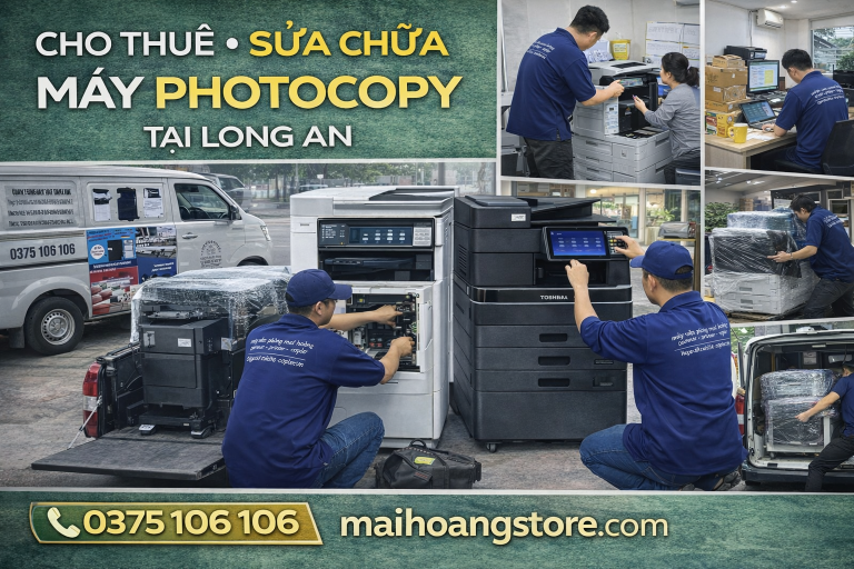 Cho Thuê Máy Photocopy Long An Giá Rẻ – Máy Đời Mới, Hỗ Trợ Nhanh