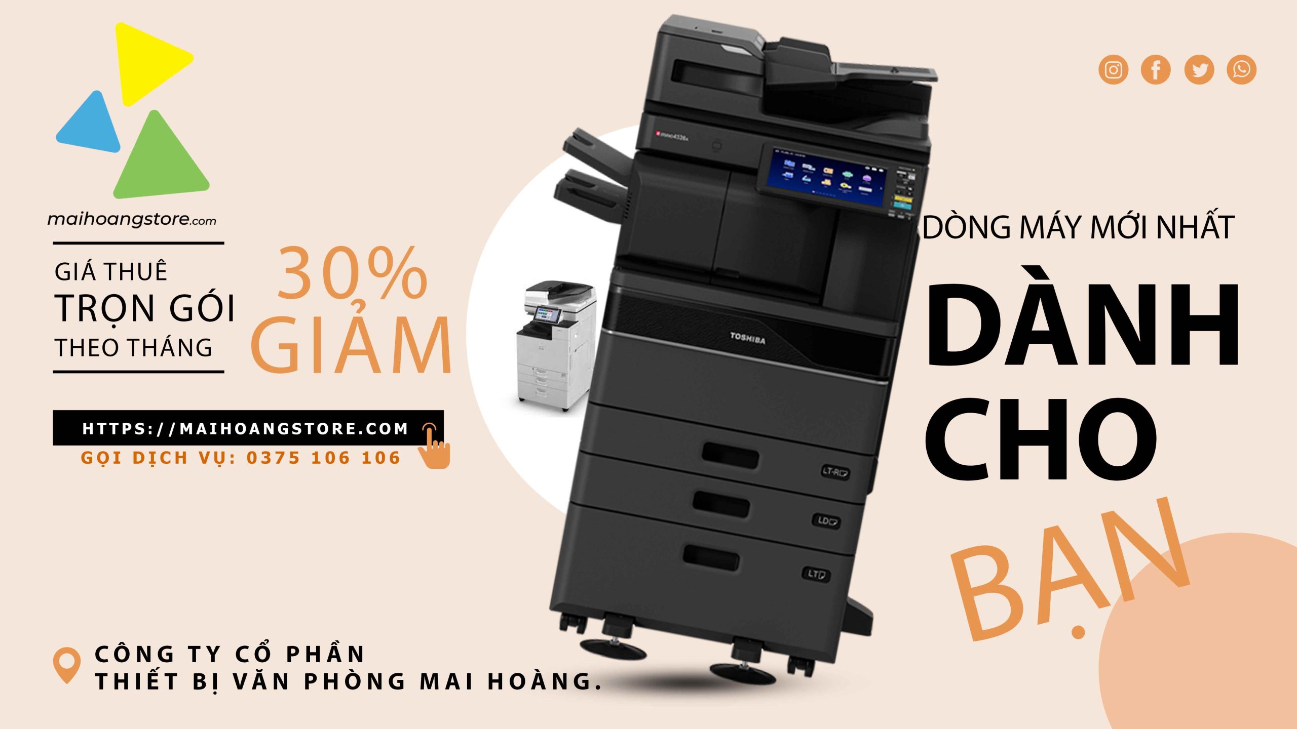 Để đáp ứng nhu cầu đa dạng, dịch vụ thuê máy photocopy Long An thường cung cấp nhiều model phổ biến của Ricoh, Canon và Toshiba. Để đáp ứng nhu cầu đa dạng, dịch vụ thuê máy photocopy Long An thường cung cấp nhiều model phổ biến của Ricoh, Canon và Toshiba.