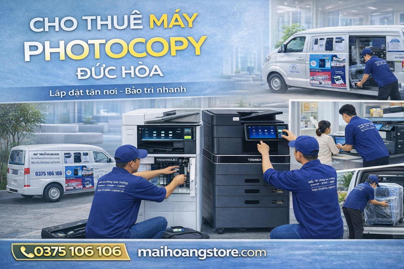 Thuê máy photocopy Đức Hòa