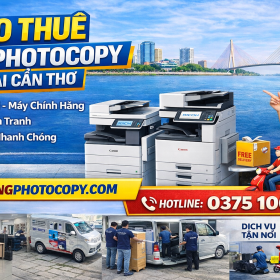 Cho Thuê Máy Photocopy Cần Thơ Giá Rẻ – Uy Tín Số 1, Giao Máy Trong 24H