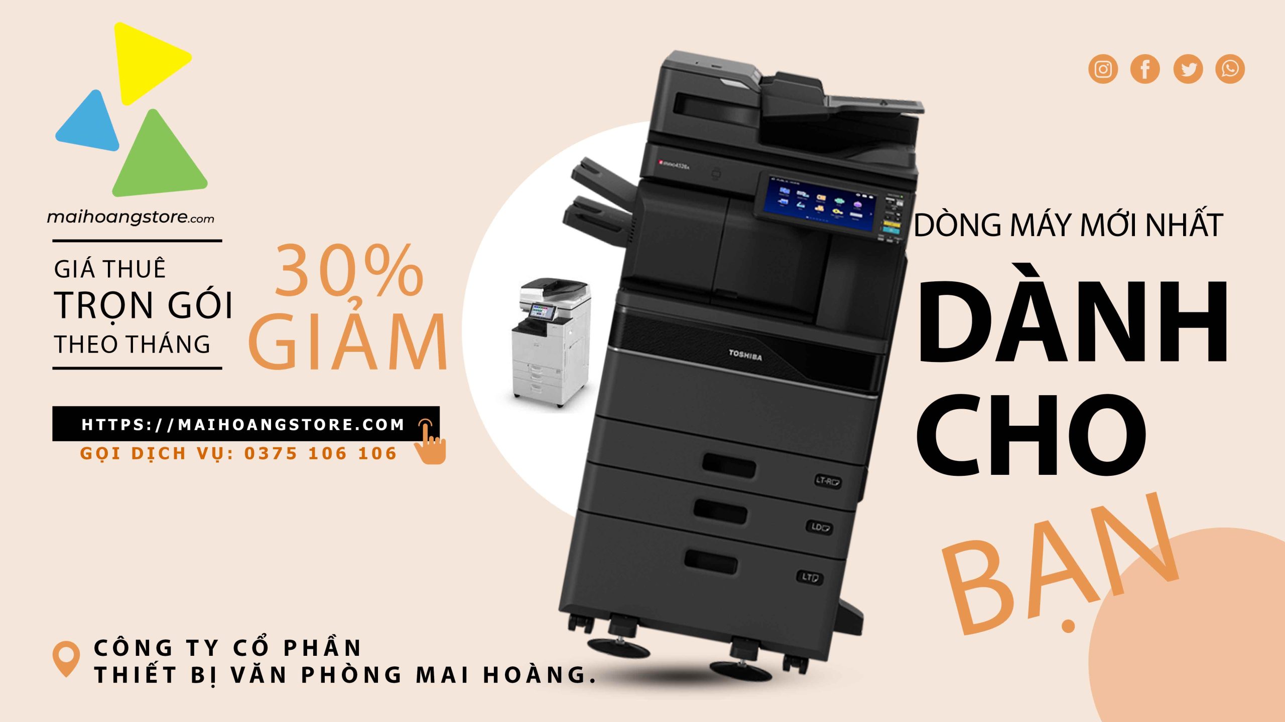 CHO THUÊ TOSHIBA e-STUDIO 2528A TẠI LONG AN