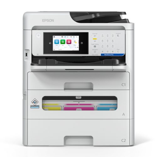 Ảnh dòng máy Epson EM-C800 do hãng cung cấp; phụ kiện tùy cấu hình