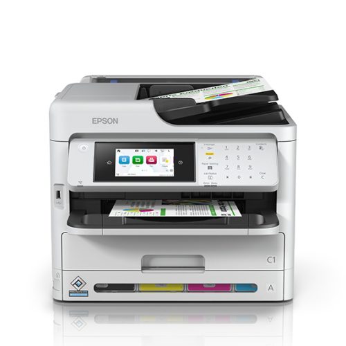 Ảnh dòng máy Epson WF-C5890 do hãng cung cấp; phụ kiện tùy cấu hình