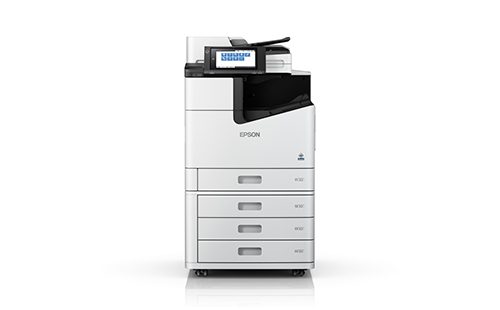 Ảnh dòng máy Epson WF-M21000 do hãng cung cấp; phụ kiện tùy cấu hình