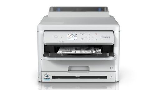 Ảnh dòng máy Epson WF-M5399 do hãng cung cấp; phụ kiện tùy cấu hình