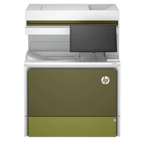 Ảnh dòng máy HP Color LaserJet Enterprise Flow MFP 6800zf do hãng cung cấp; phụ kiện tùy cấu hình