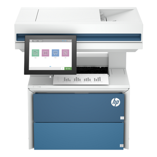 Ảnh dòng máy HP LaserJet Enterprise MFP 5602dn do hãng cung cấp; phụ kiện tùy cấu hình