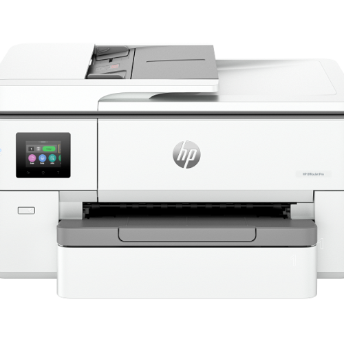 Ảnh dòng máy HP OfficeJet Pro 9720 do hãng cung cấp; phụ kiện tùy cấu hình