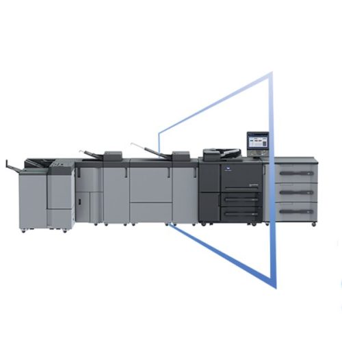 Ảnh dòng máy Konica Minolta AccurioPress 7136 do hãng cung cấp; phụ kiện tùy cấu hình