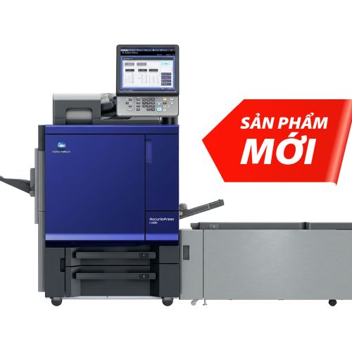 Ảnh dòng máy Konica Minolta AccurioPress C5070 do hãng cung cấp; phụ kiện tùy cấu hình