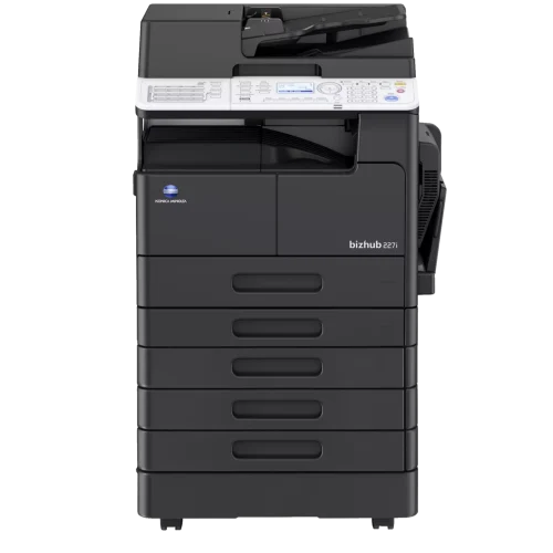 Ảnh dòng máy Konica Minolta bizhub 227i / bizhub 207i do hãng cung cấp; phụ kiện tùy cấu hình