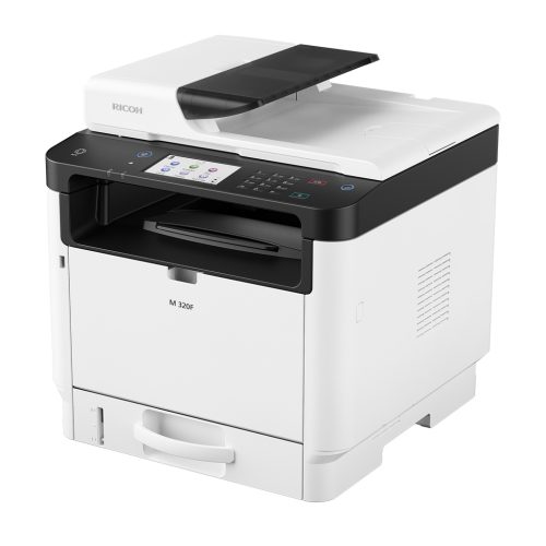 Ảnh dòng máy Ricoh M 320F do hãng cung cấp; phụ kiện tùy cấu hình