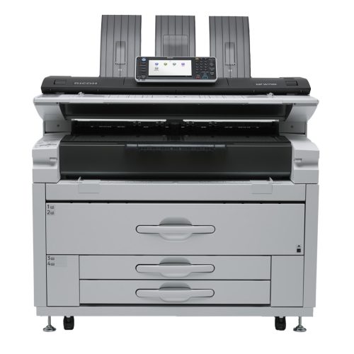 Ảnh dòng máy Ricoh MP W7100SP do hãng cung cấp; phụ kiện tùy cấu hình