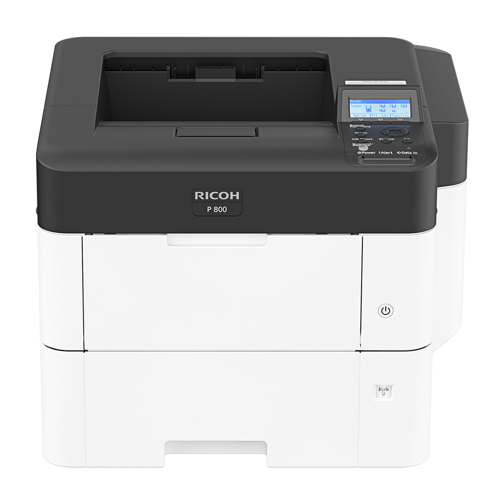 Ảnh dòng máy Ricoh P 800 do hãng cung cấp; phụ kiện tùy cấu hình
