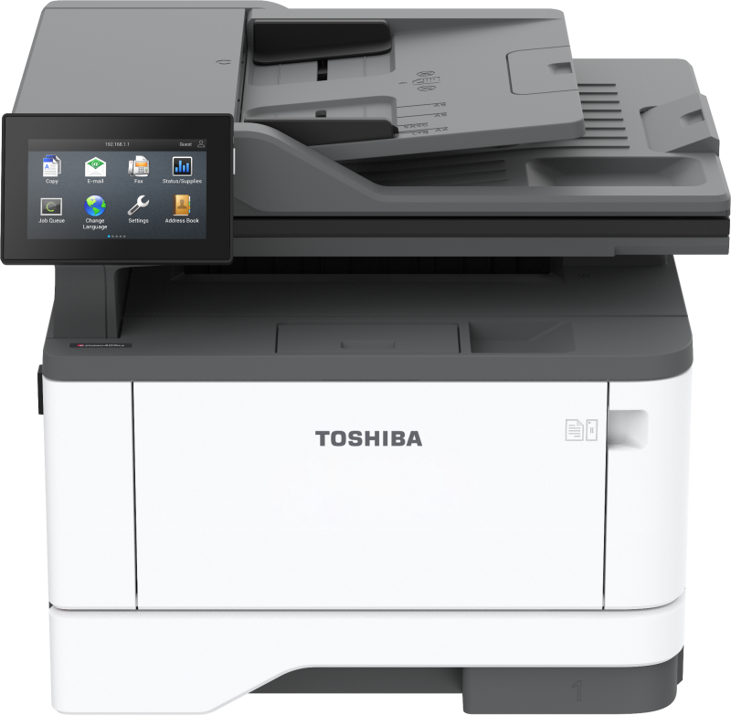 Ảnh dòng máy Toshiba e-STUDIO409AS do hãng cung cấp; phụ kiện tùy cấu hình