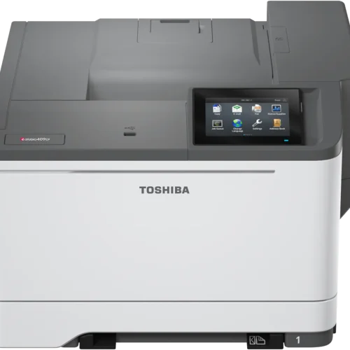 Ảnh dòng máy Toshiba e-STUDIO409CP do hãng cung cấp; phụ kiện tùy cấu hình