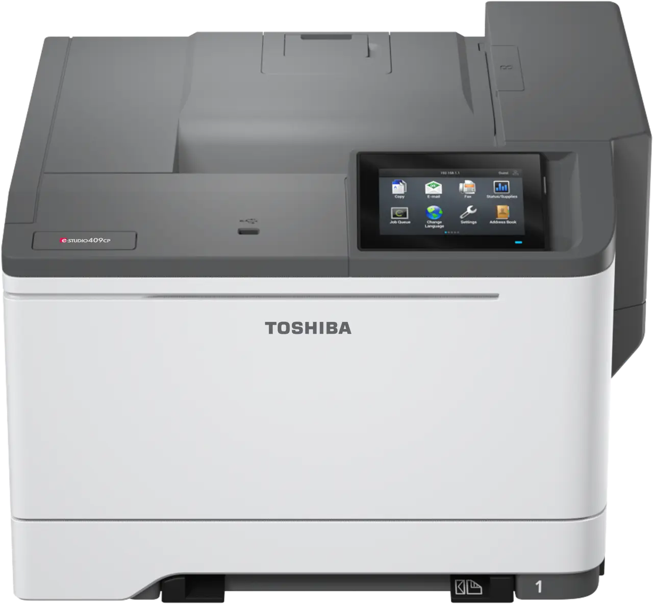 Ảnh dòng máy Toshiba e-STUDIO409CP do hãng cung cấp; phụ kiện tùy cấu hình