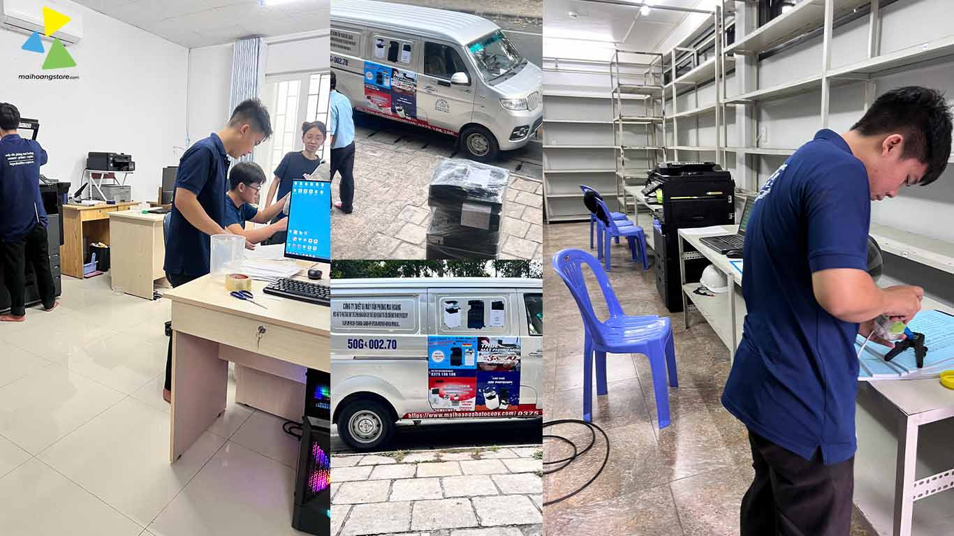 Kỹ thuật viên Mai Hoàng hỗ trợ sửa máy in Quận 12
